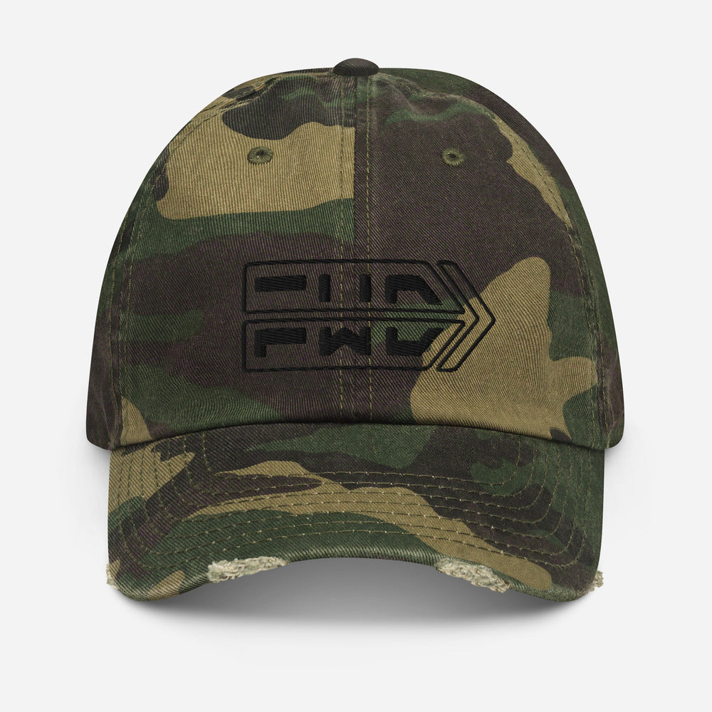 FWD Distrtressed Base ball Caps